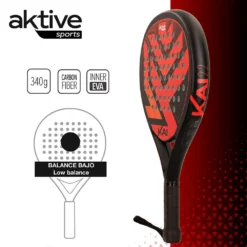 Aktive Kai 2.2 Padel Racket -Head || Dunlop || Oakley Sales aktive kai 2.2 padel racket 3
