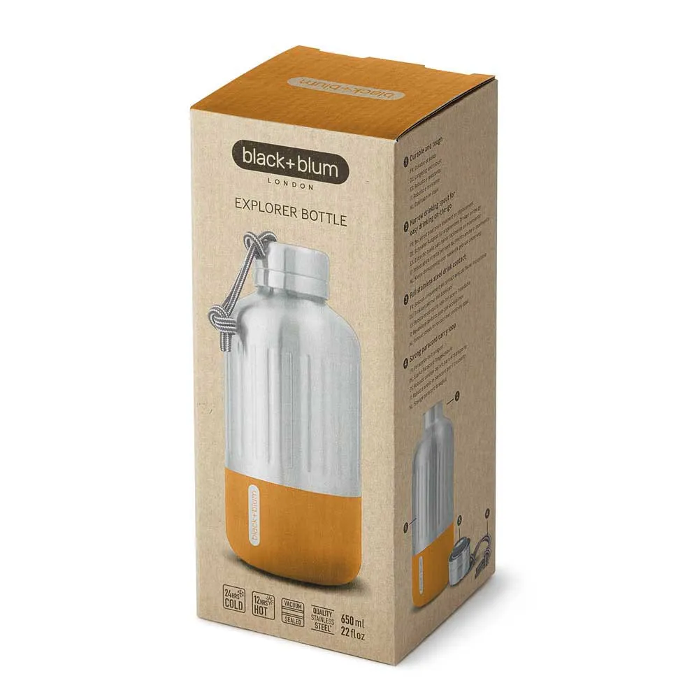 Black+Blum Explorer 650ml Stainless Steel Bottle 5 Black+Blum Explorer 650ml Stainless Steel Bottle - Image 3