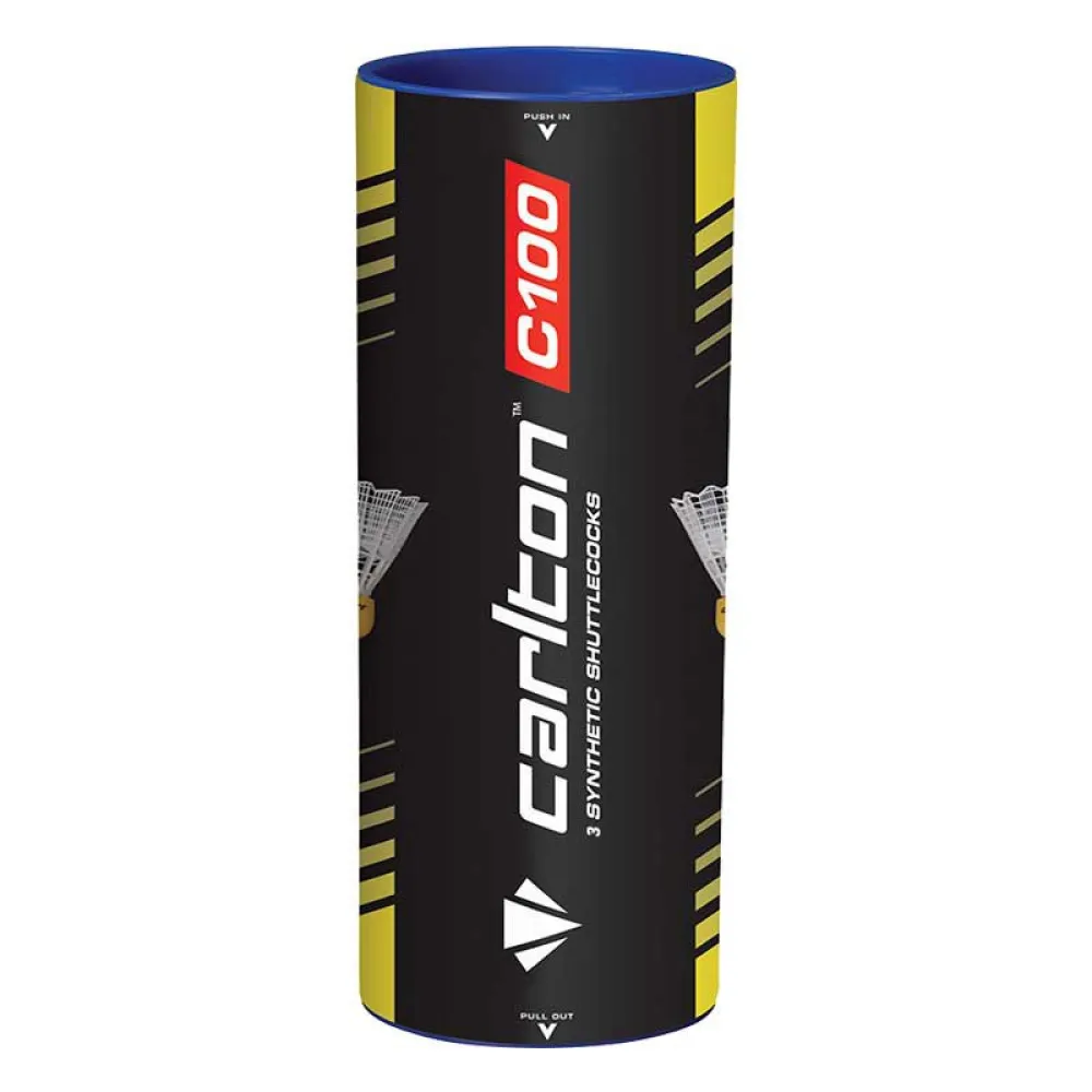 CARLTON C100 Badminton Shuttlecocks 3 Units 3 CARLTON C100 Badminton Shuttlecocks 3 Units