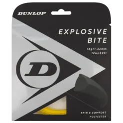 Dunlop Explosive Bite Polyester 12 M Tennis Single String