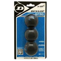 Dunlop Intro Single Blue Dot Squash Balls