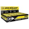 Dunlop Pro Double Yellow Dot Squash Balls Box -Head || Dunlop || Oakley Sales dunlop pro double yellow dot squash balls box