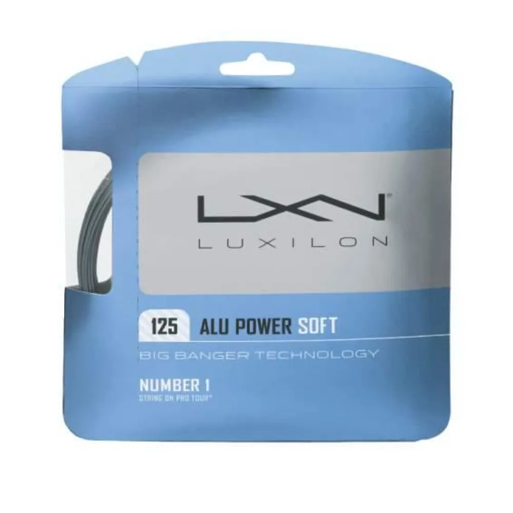 LUXILON Alu Power Soft 12.2 M Tennis Single String 3 LUXILON Alu Power Soft 12.2 M Tennis Single String