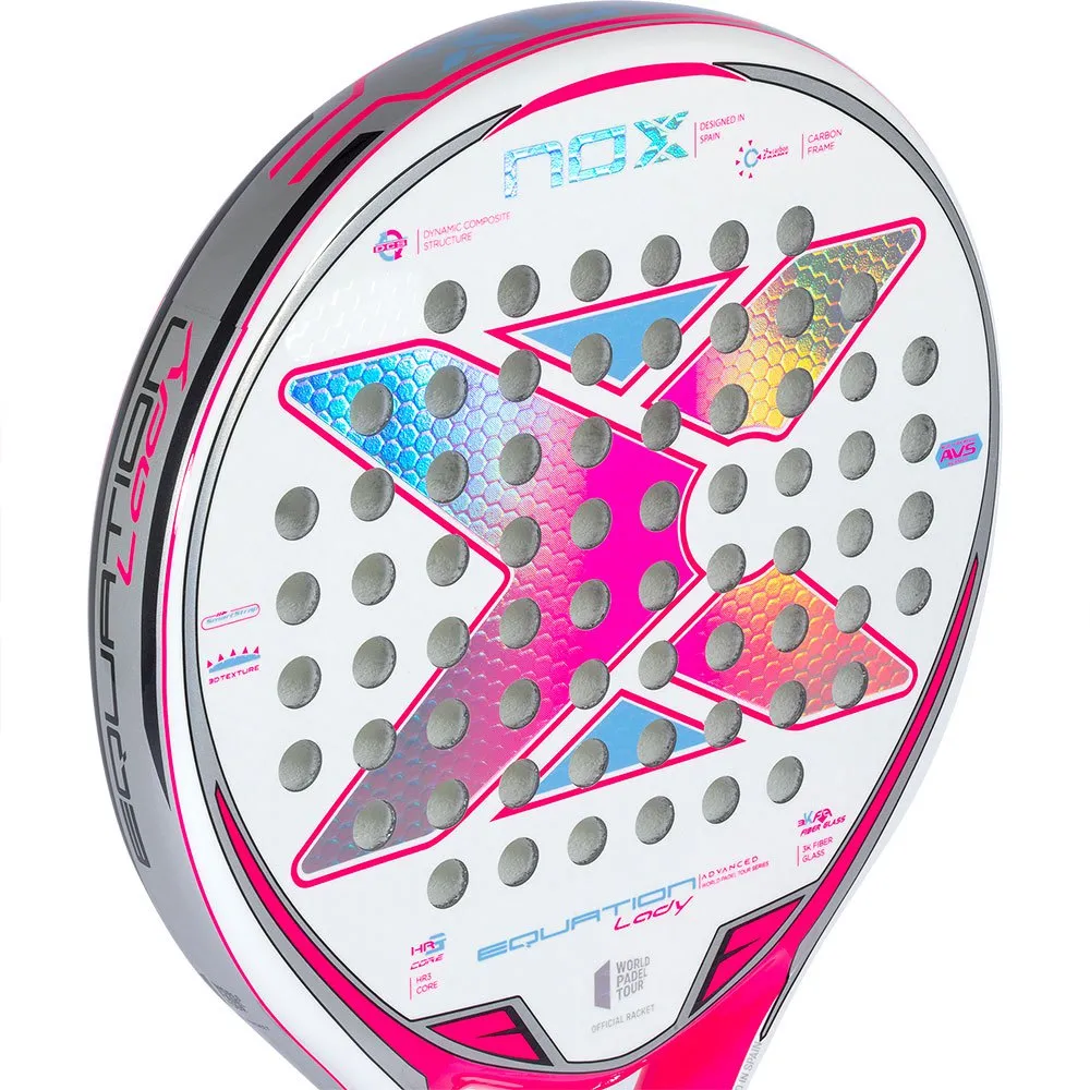 NOX Equation Lady WPT Advanced Series Woman Padel Racket 10 NOX Equation Lady WPT Advanced Series Woman Padel Racket - Image 8