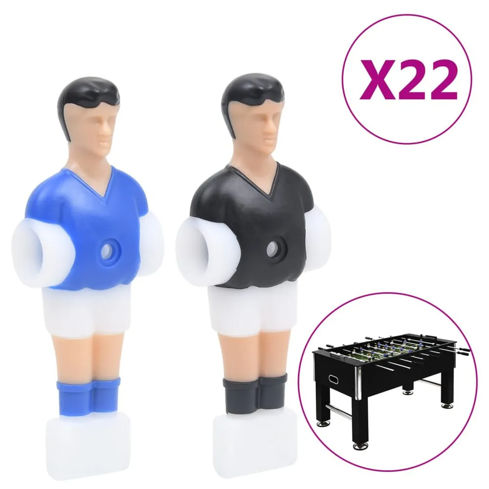 VIDAXL Football Table Players 12.7Mm Rod 22 Units 3 VIDAXL Football Table Players 12.7Mm Rod 22 Units