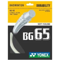 YONEX BG 65 10 M Badminton Single String