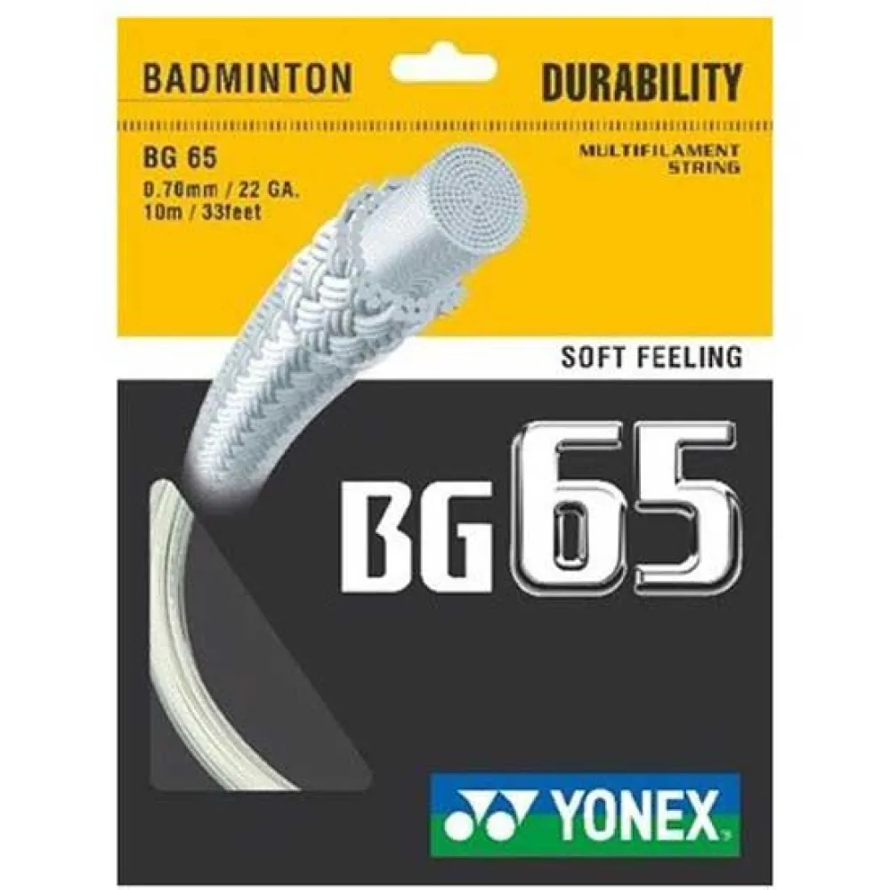 YONEX BG 65 10 M Badminton Single String 3 YONEX BG 65 10 M Badminton Single String