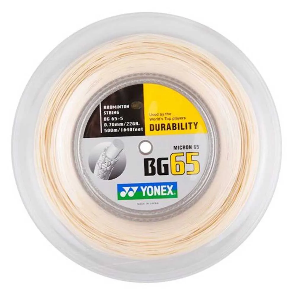 YONEX BG 65 500 M Badminton Reel String 3 YONEX BG 65 500 M Badminton Reel String